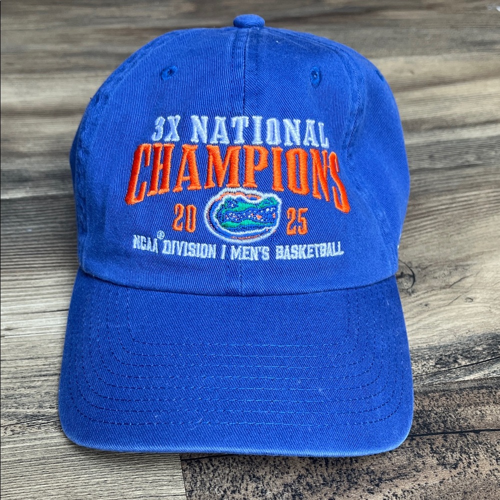 47 Brand '3X National Champions' 2025 Men's NCAA Basketball Cap Florida Gators